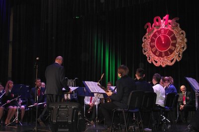 Koncert rozpoczęła orkiestra dęta 